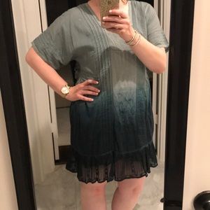 Anthro ombré tunic dress